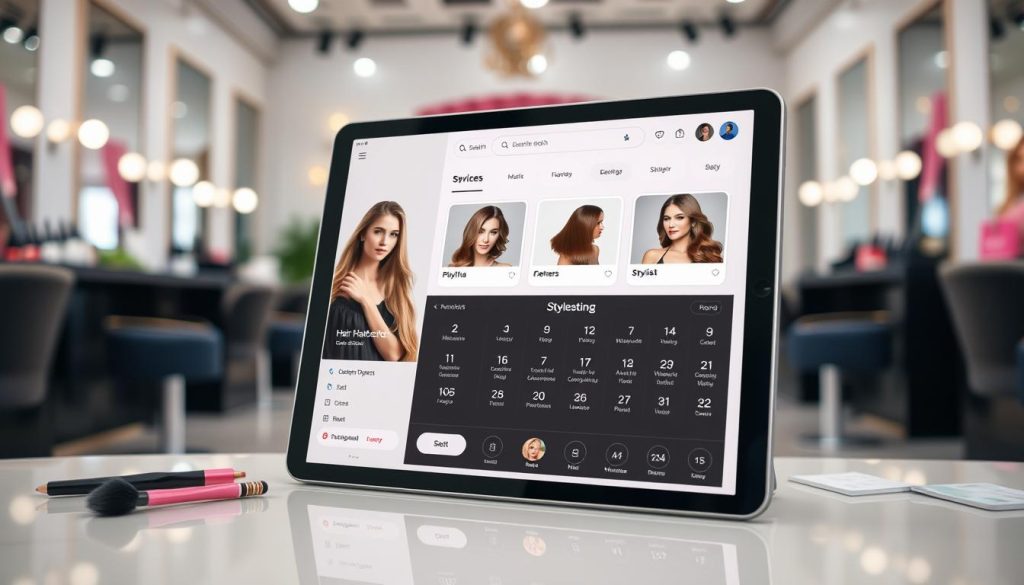 booking system for beauty salon