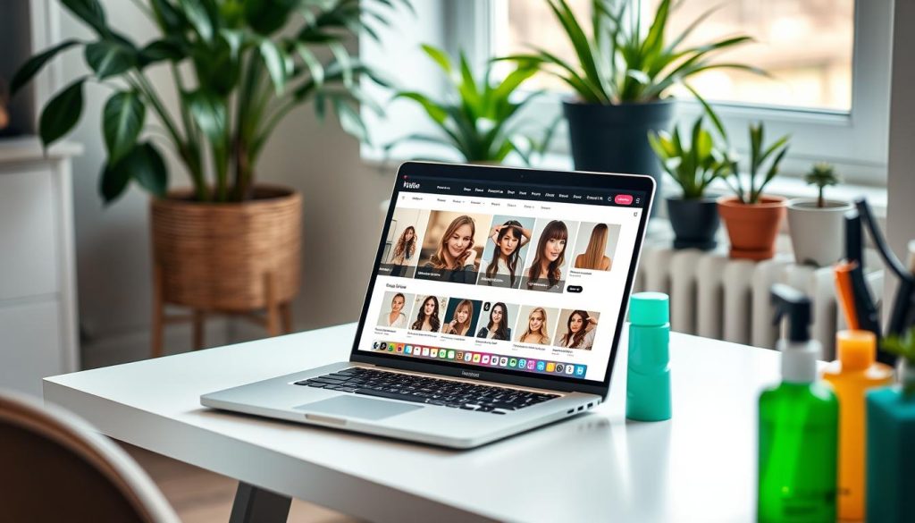 choosing a hair stylist online